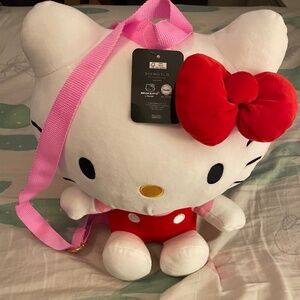 Hello Kitty Plush Backpack NWT